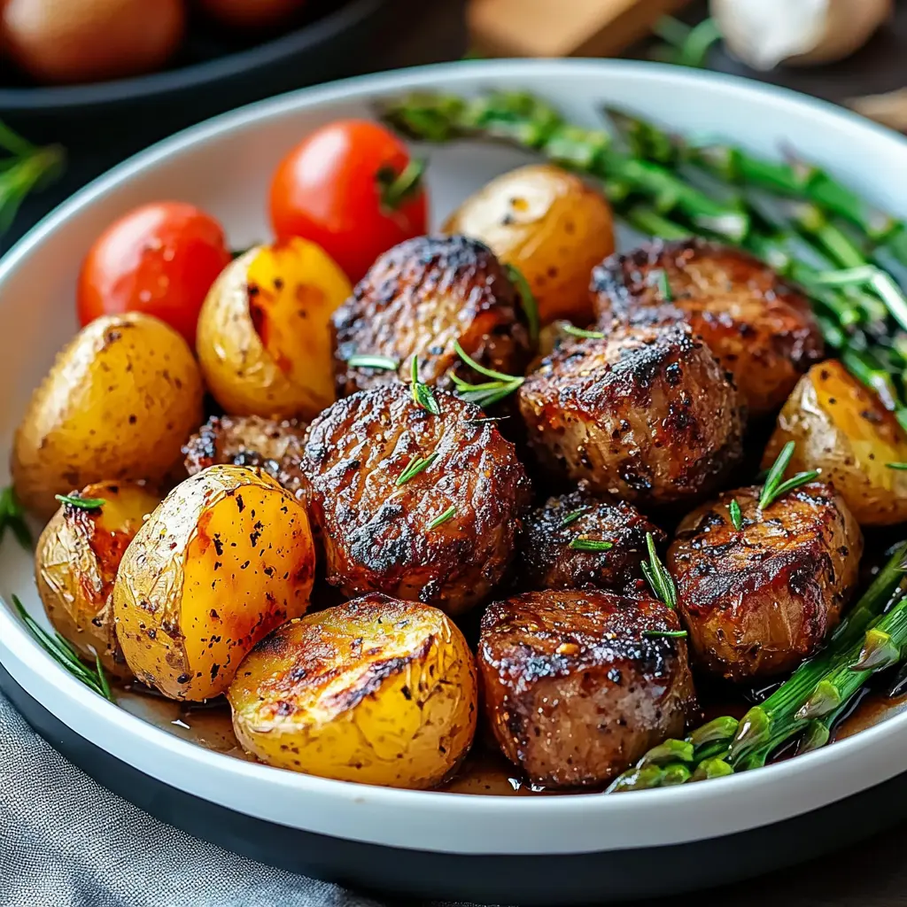 Beef Air Fryer Baby Potatoes Quick and Tasty