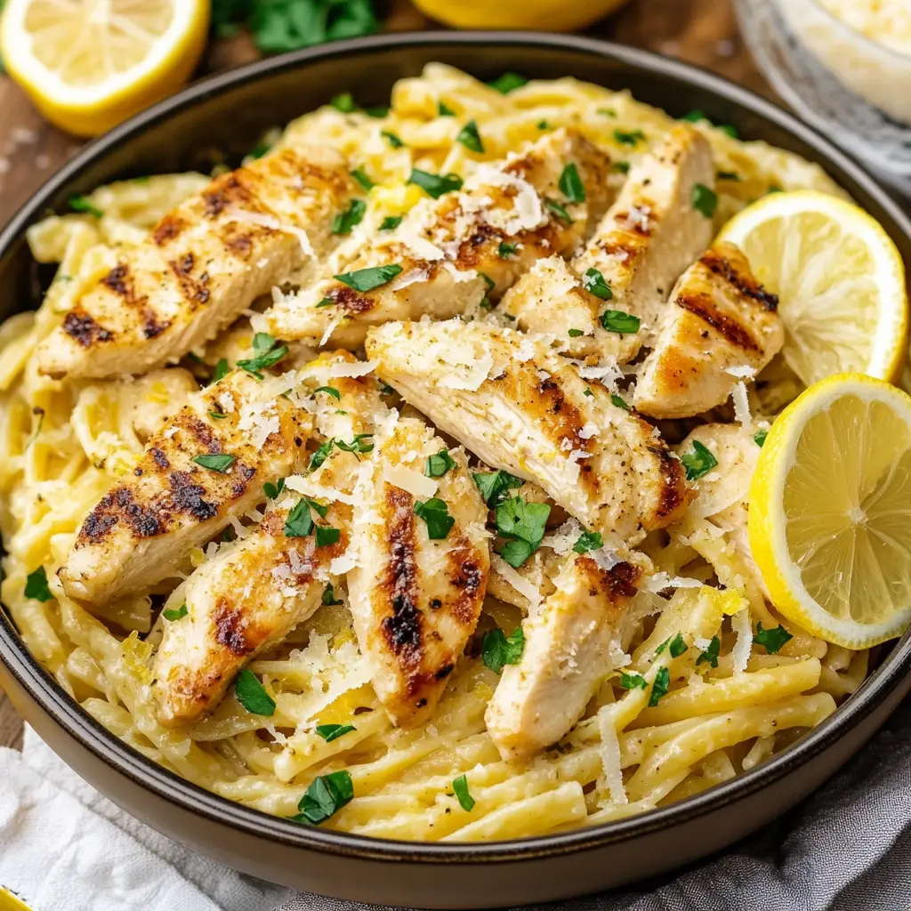 Easy Lemon Chicken Pasta Recipe for Two - Best Dinner Idea