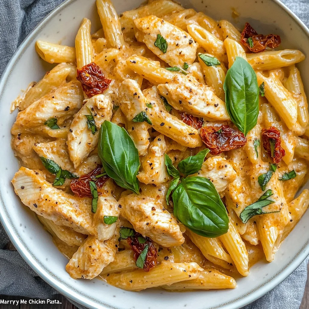 Easy Marry Me Chicken Pasta Recipe - Quick and Creamy