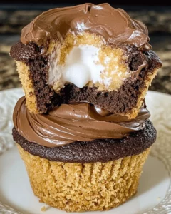 S'mores Cupcakes: Decadent Marshmallow Surprise Treat