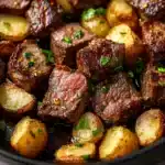 Easy sheet pan steak fajitas