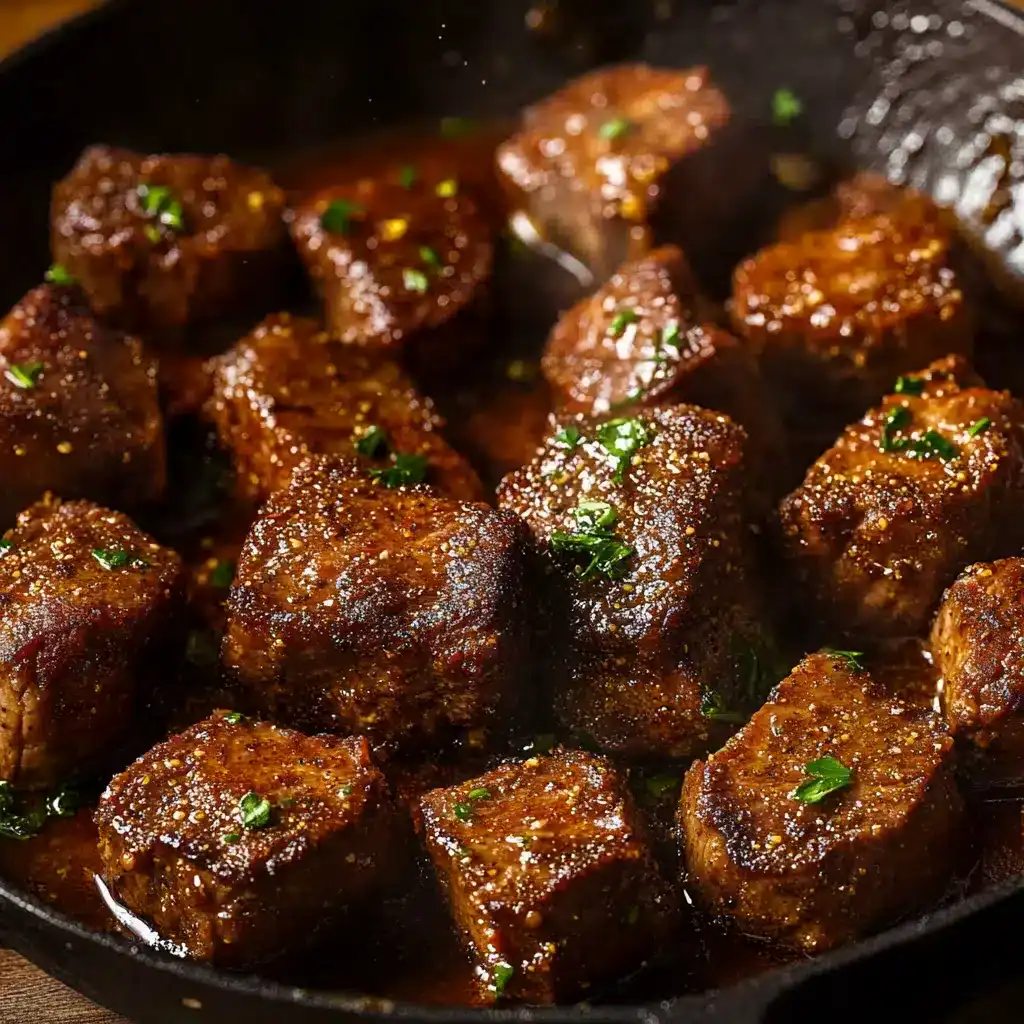 Best Garlic Butter Steak Bites