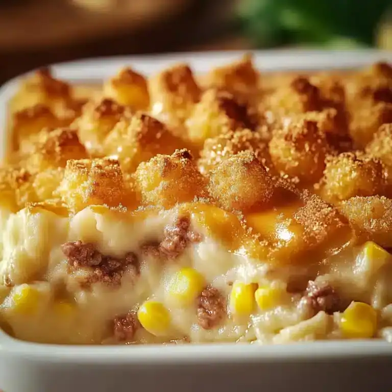 Philly Cheesesteak Casserole