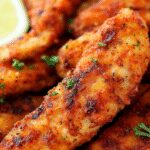 Perfect Air Fryer Chicken Tenders - No Breading: Ready in 15 Minutes 10 Air Fryer Chicken Tenders - No Breading