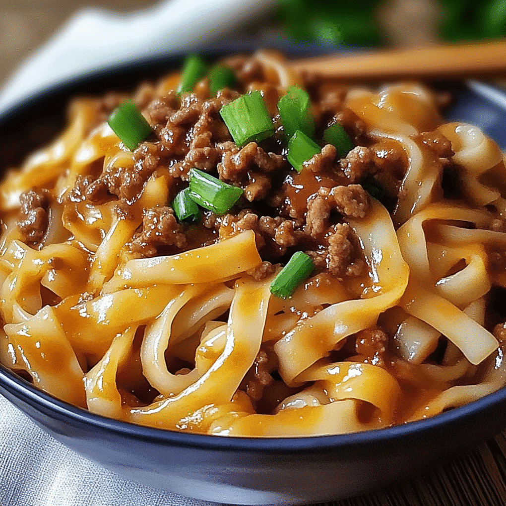 Key technique for making Mongolian Ground Beef Noodles demonstrated by Louisa Jannet