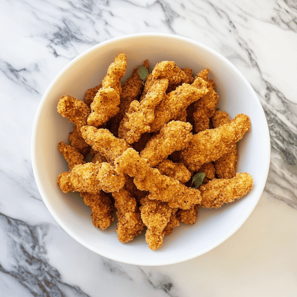 Key technique for making Air Fryer Dino Nuggets demonstrated by Louisa Jannet