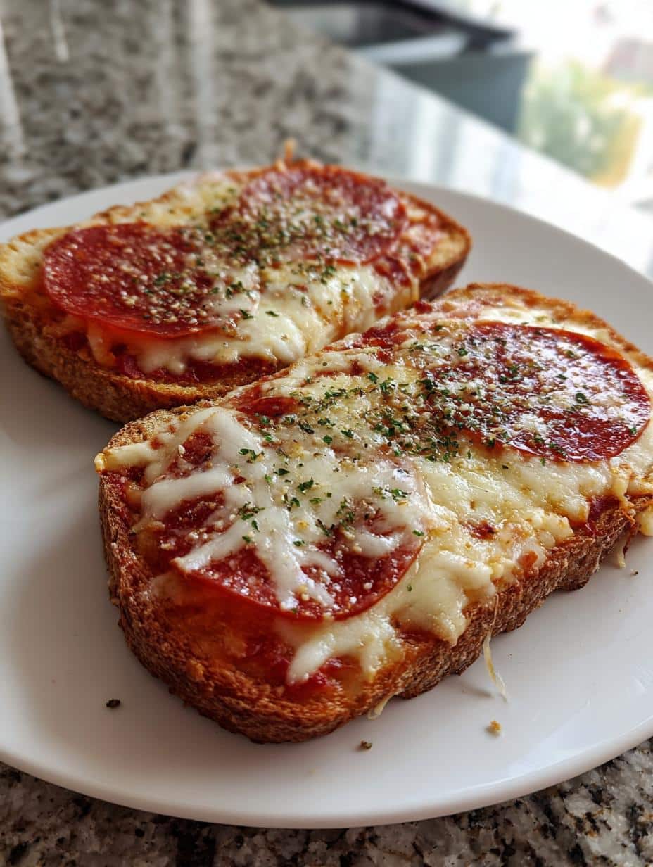 Air Fryer Pizza Toast - detail 1
