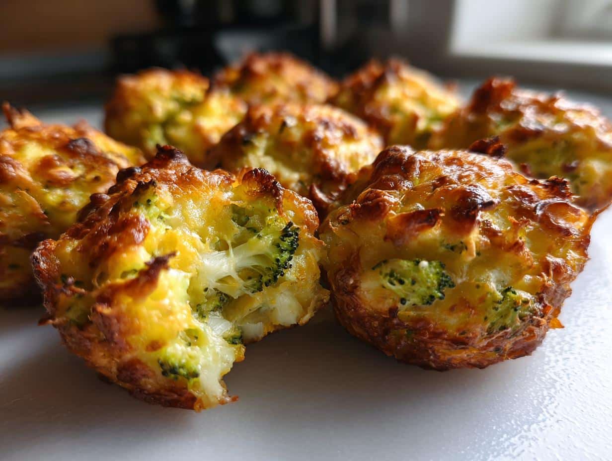 Baked Broccoli Cheese Balls