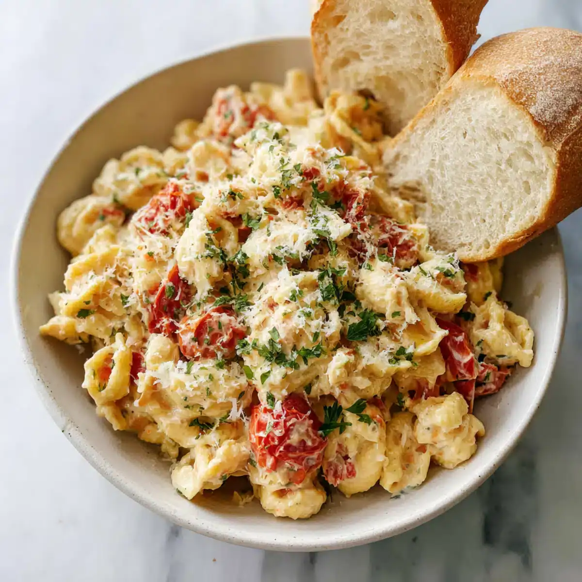 Boursin Cheese Baked TikTok Pasta