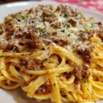 Cheesy Garlic Butter Linguine Pasta with Savory Ground Beef 4 Cheesy Garlic Butter Linguine Pasta with Savory Ground Beef