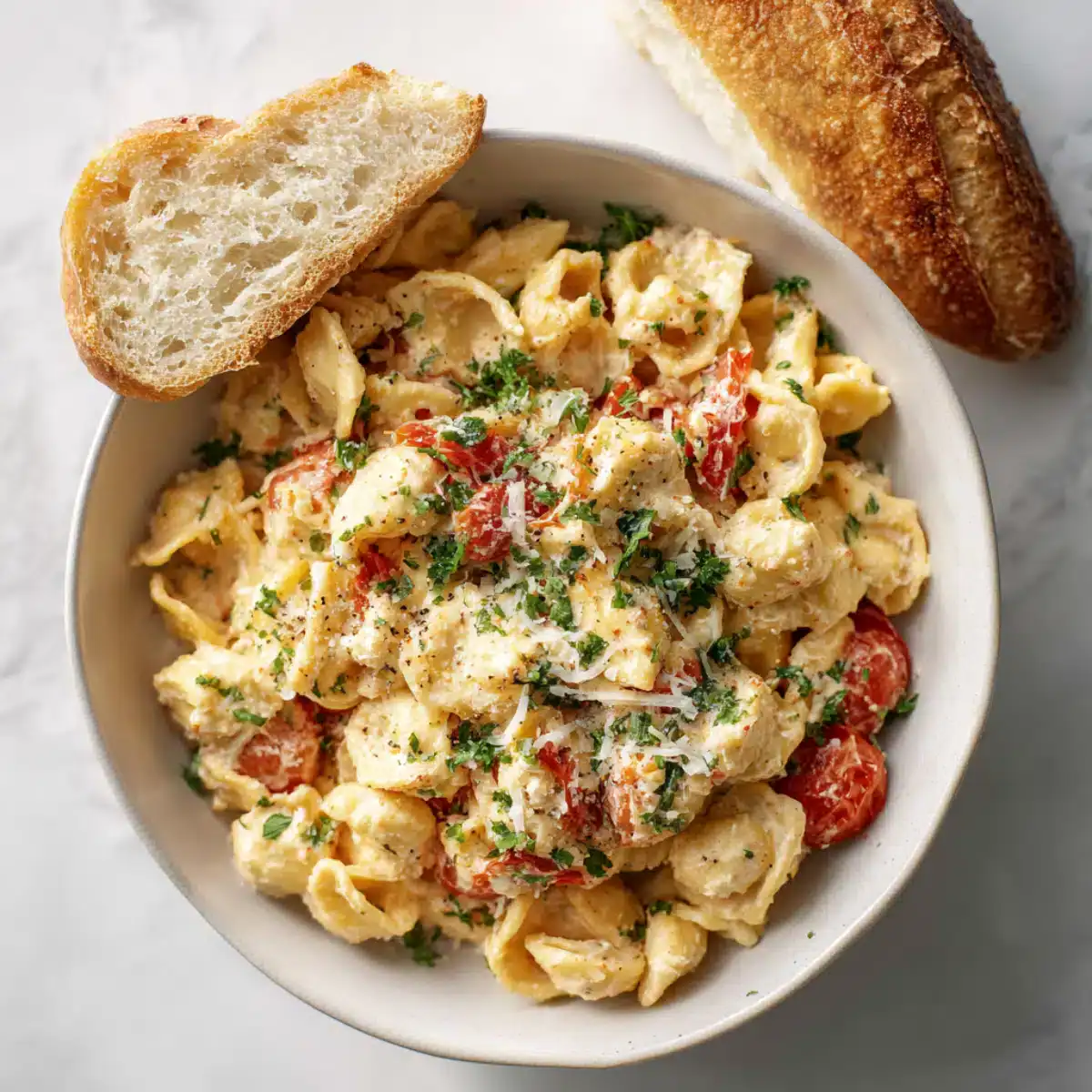 Boursin Cheese Baked TikTok Pasta