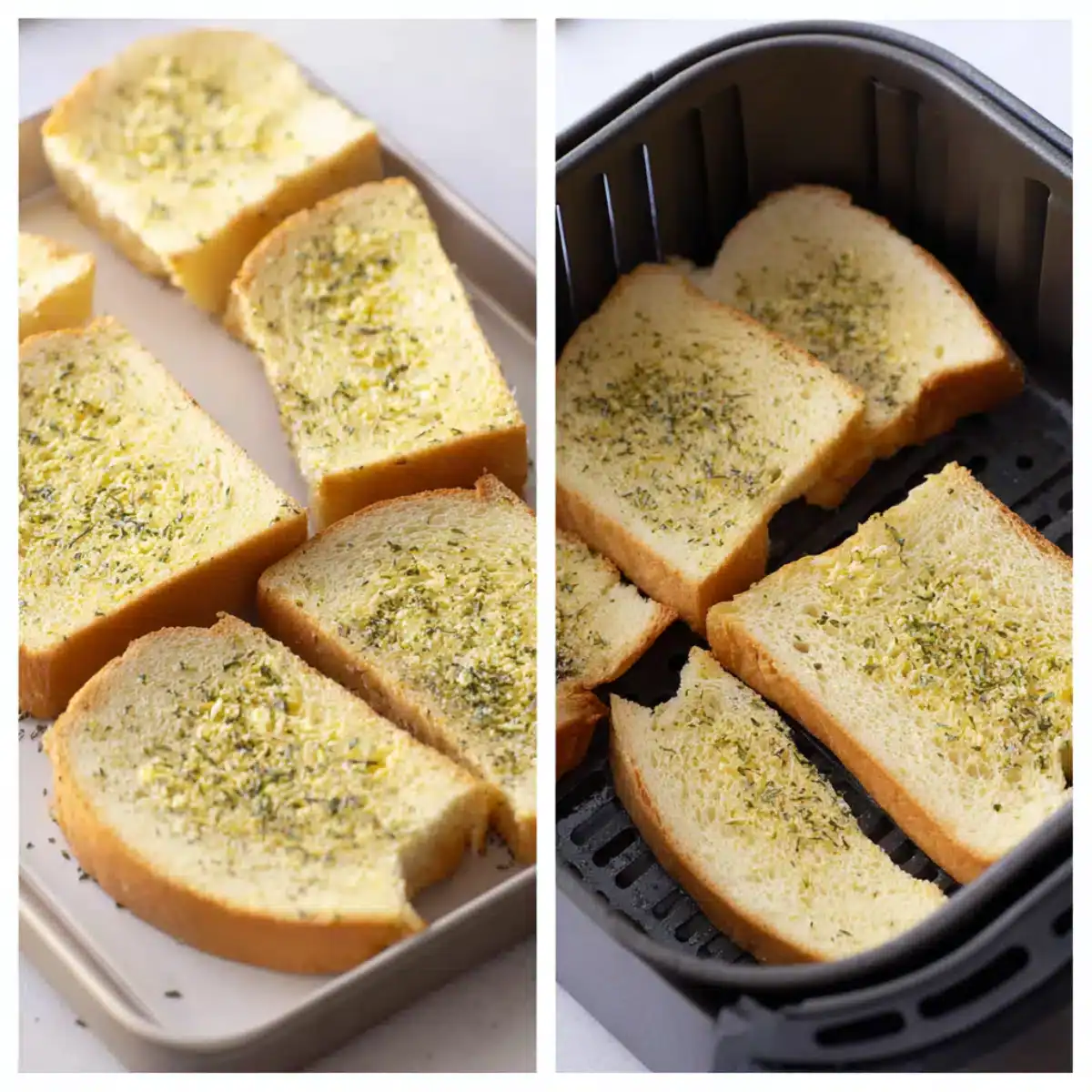 Frozen Garlic Bread in Air Fryer