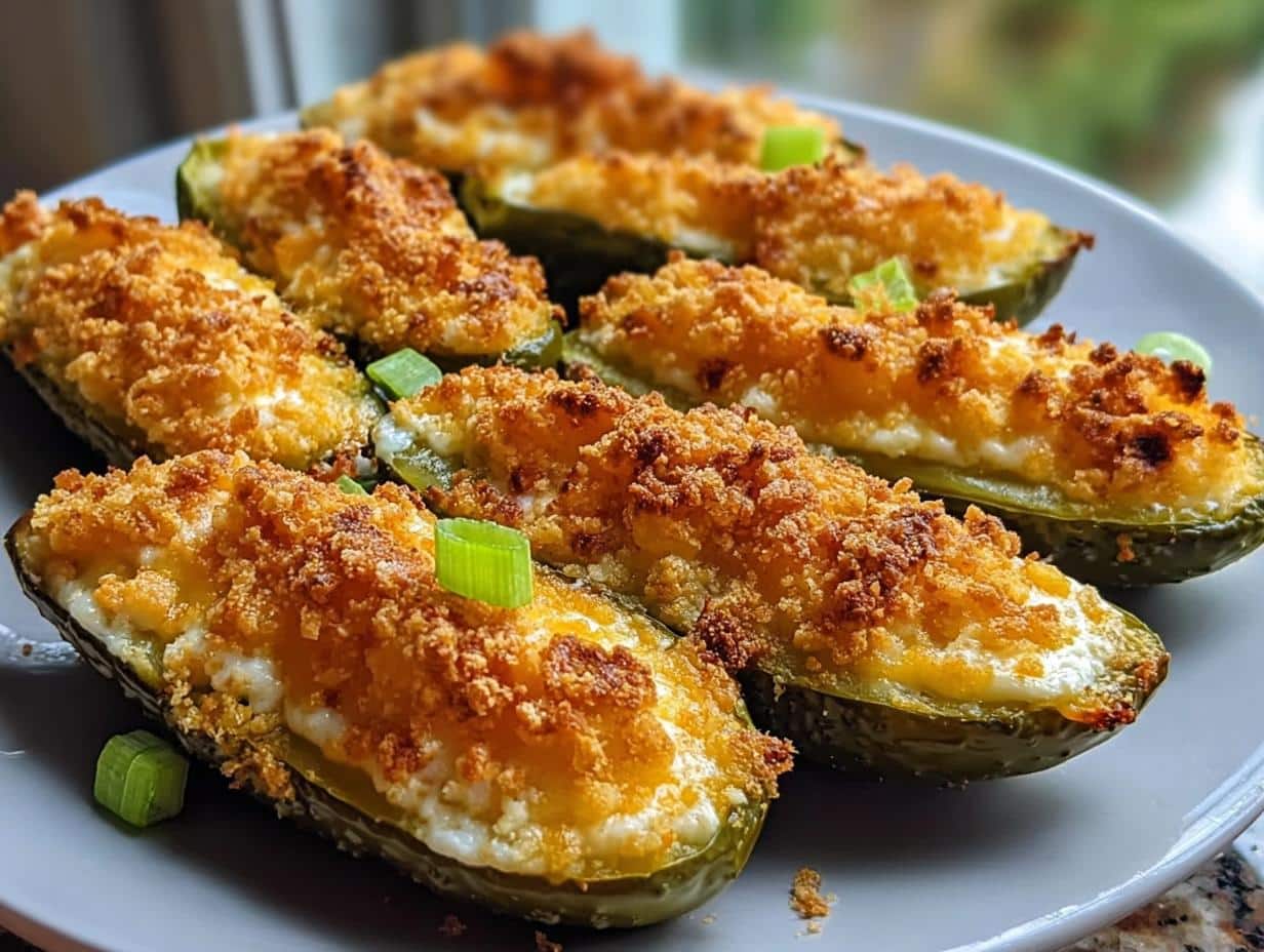Air Fryer Stuffed Pickles