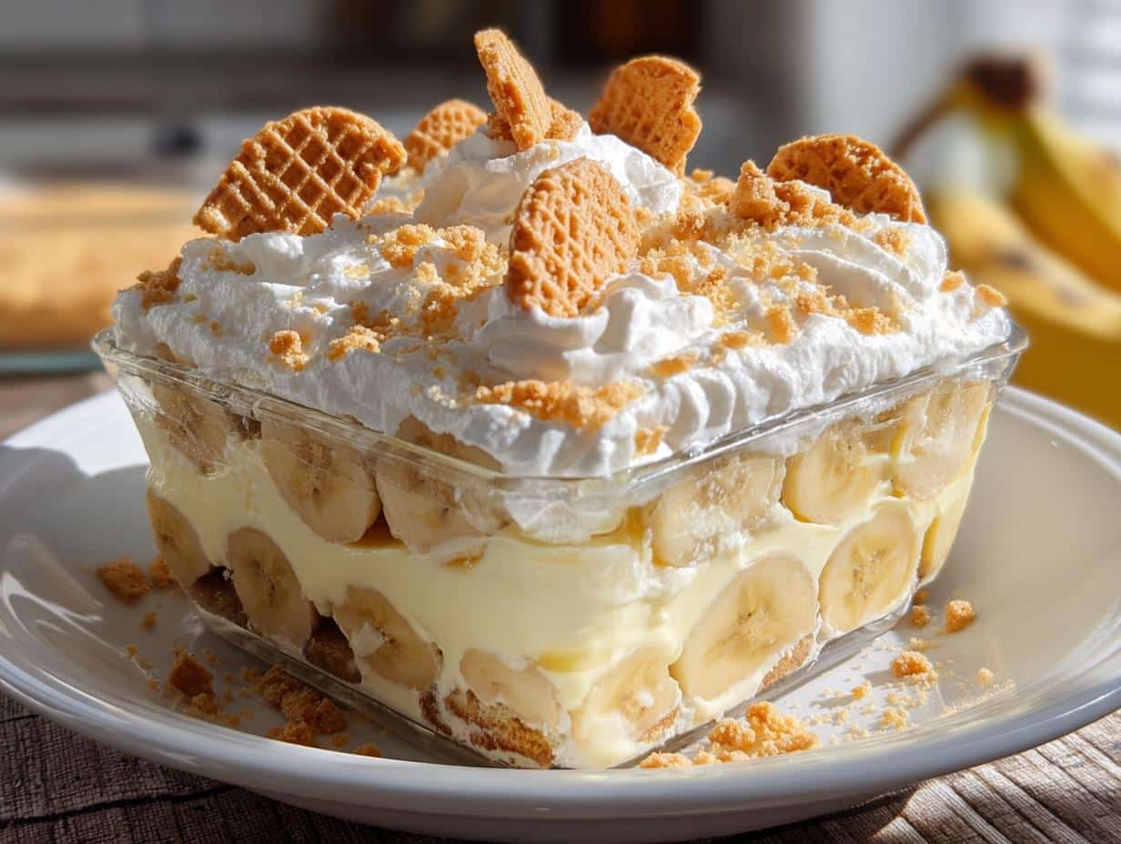 Banana Pudding Cheesecake Lasagna: Amazing Treat - Banana Pudding Cheesecake Lasagna - additional detail
