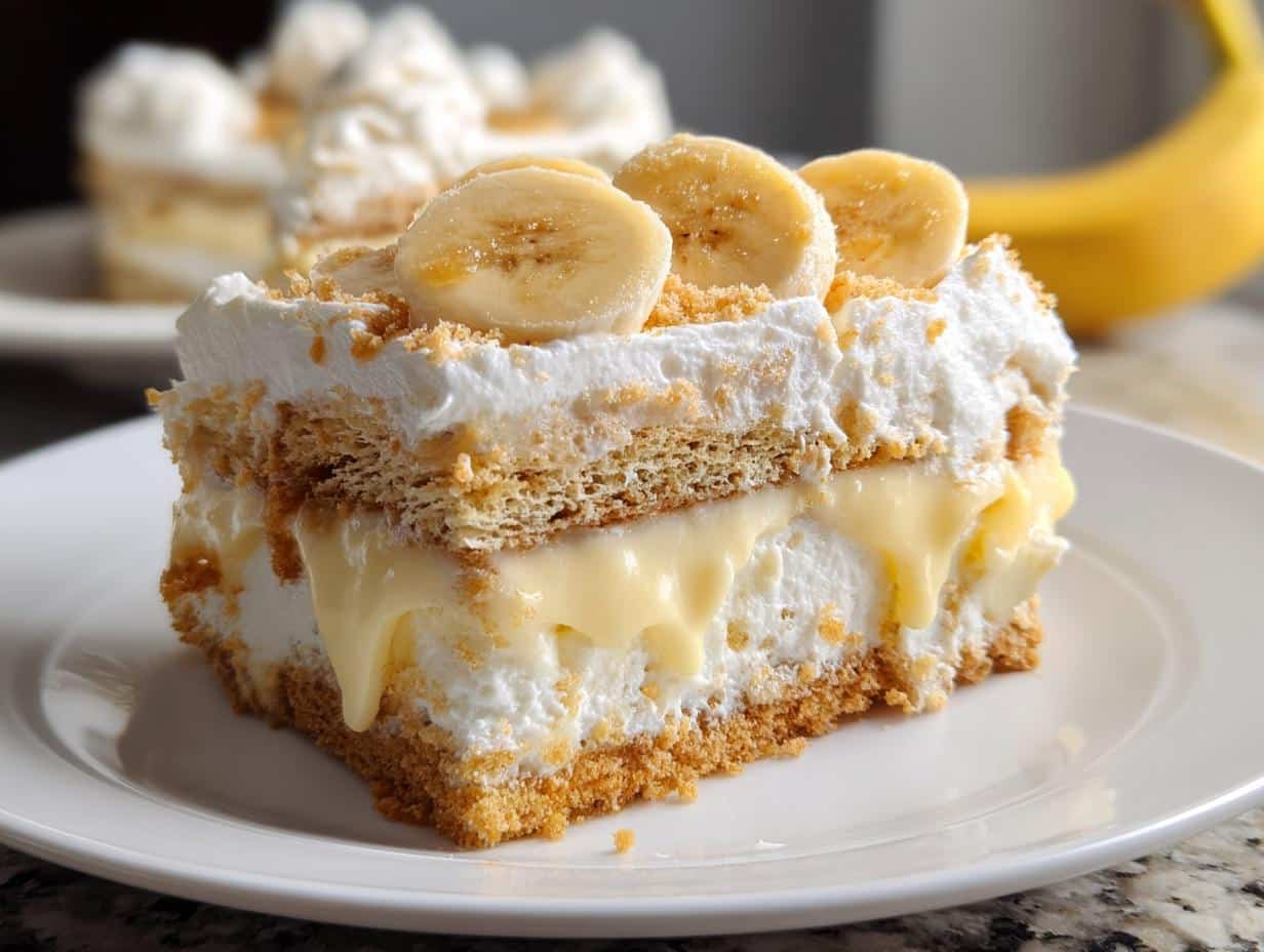 Banana Pudding Icebox Cake: 3 Easy Steps - Banana Pudding Icebox Cake - additional detail