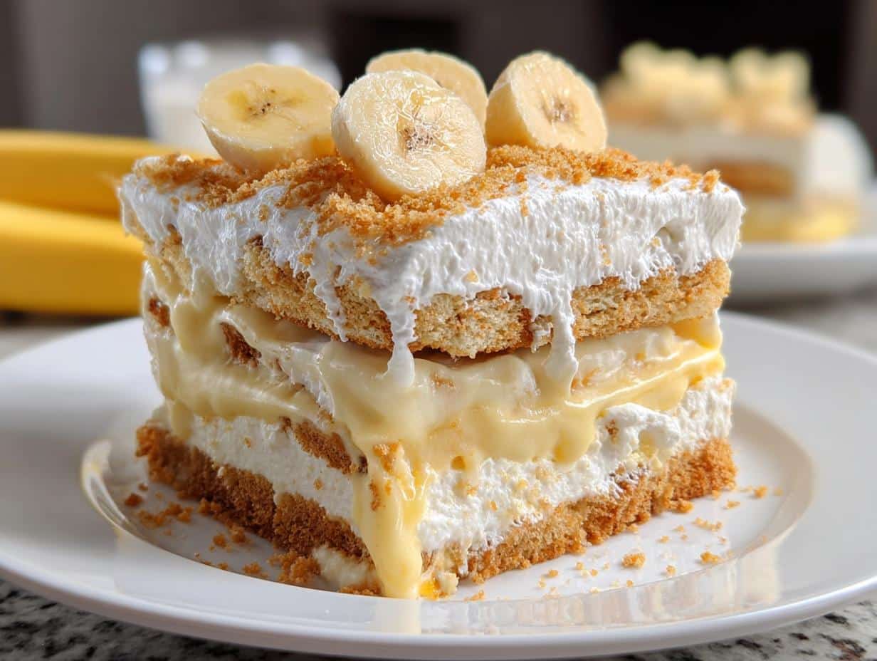 Banana Pudding Icebox Cake: 3 Easy Steps - Banana Pudding Icebox Cake - additional detail