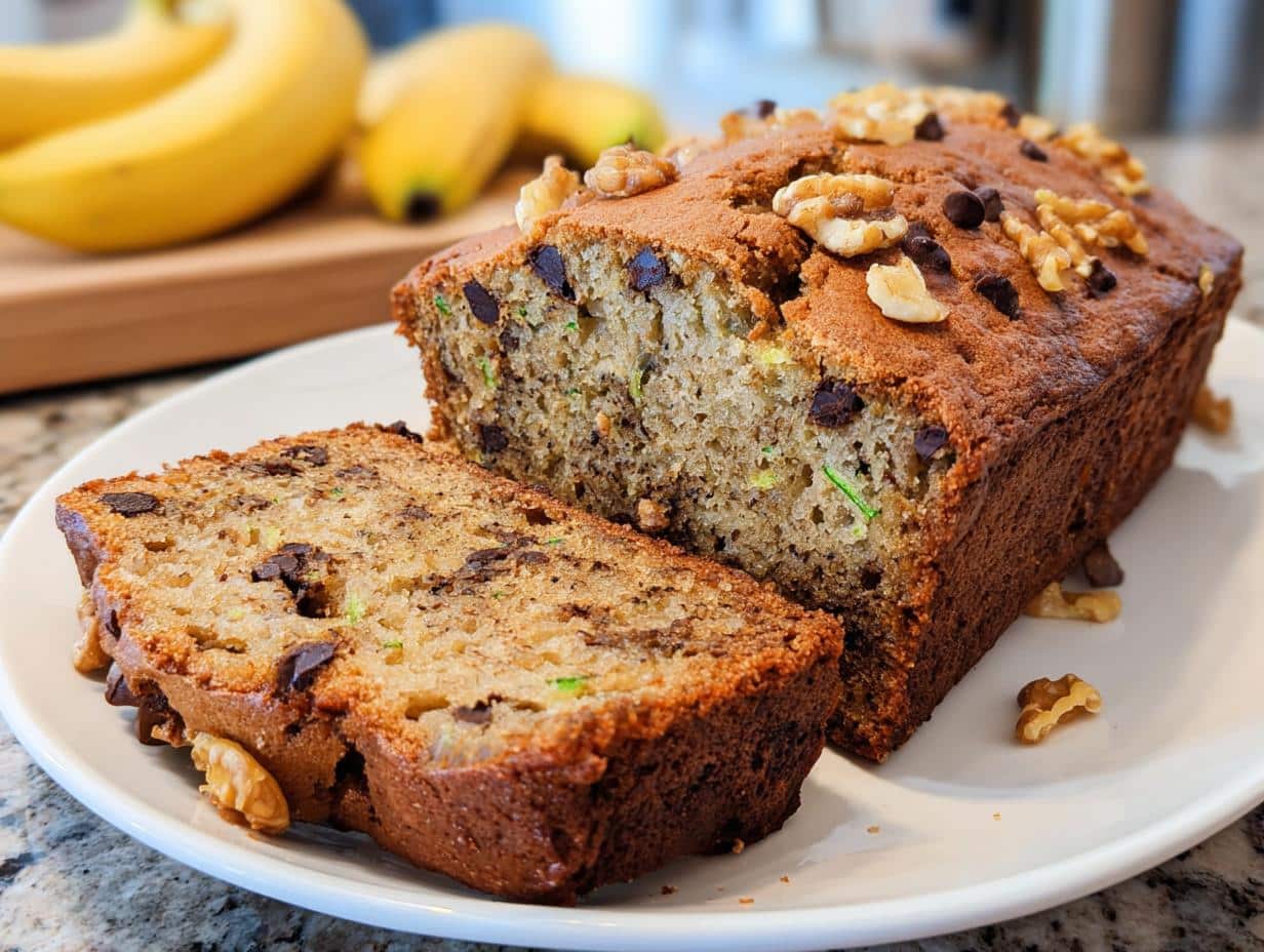 Moist Banana Zucchini Bread: Simple 15-Minute Prep - Banana Zucchini Bread - additional detail