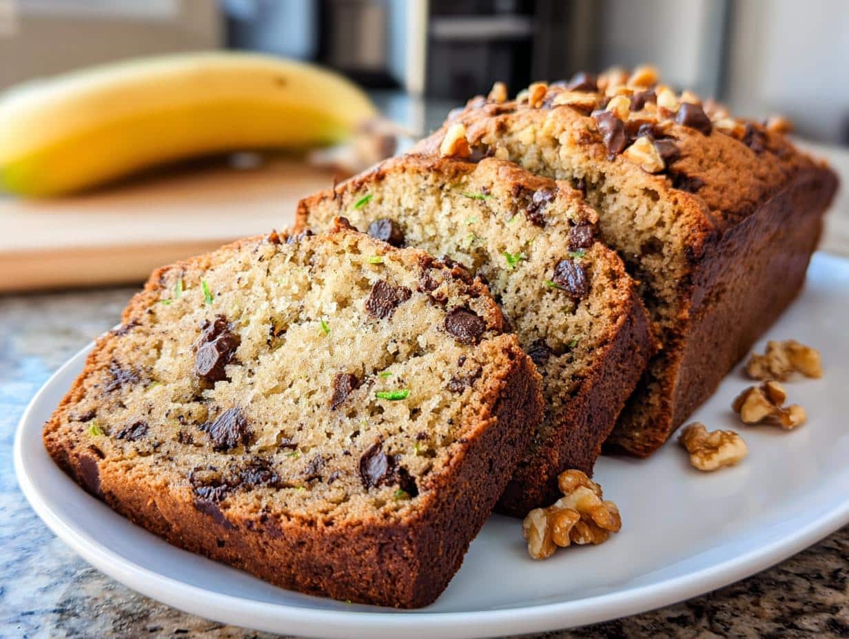 Moist Banana Zucchini Bread: Simple 15-Minute Prep - Banana Zucchini Bread - additional detail