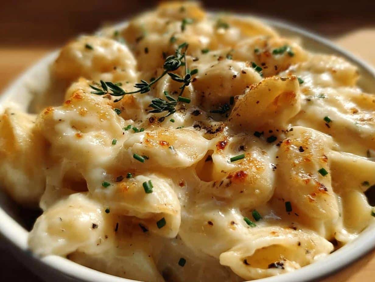 Brie Mac and Cheese - detail 1