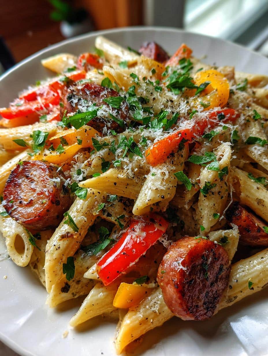 Cajun Sausage Pasta - detail 2