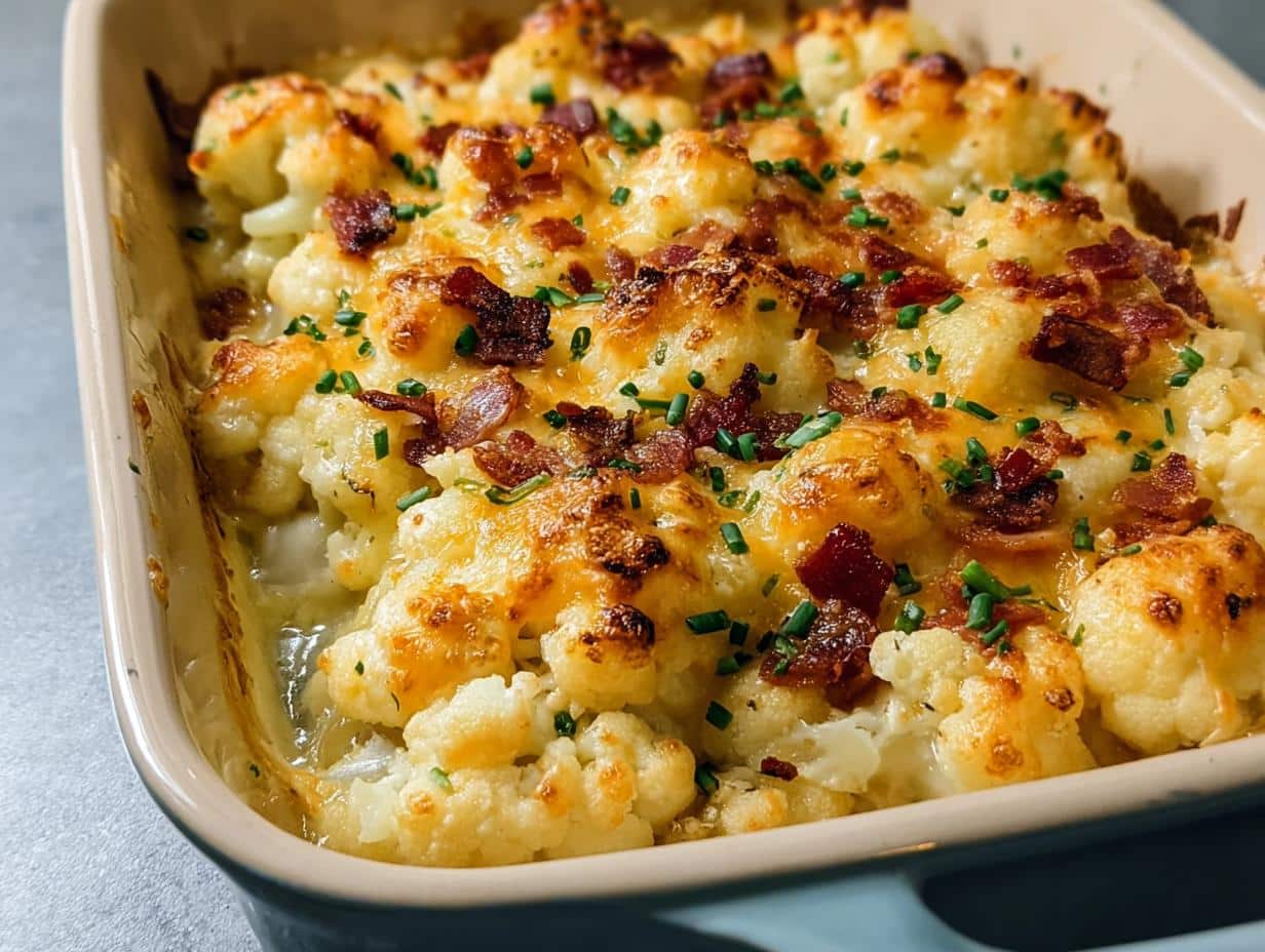 Cheesy Cauliflower Bake: 15-Min Prep Comfort - Cheesy Cauliflower Bake - additional detail