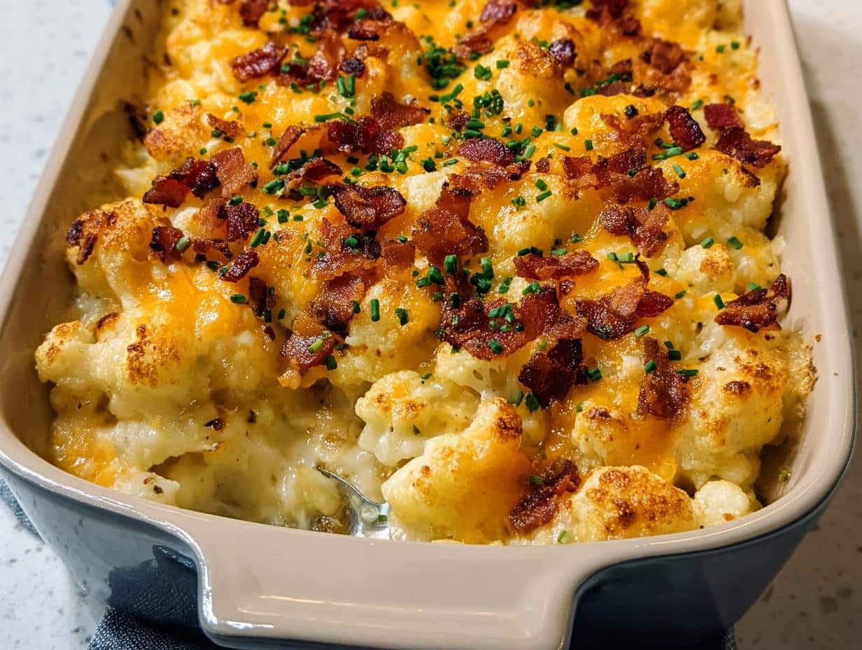 Cheesy Cauliflower Bake: 15-Min Prep Comfort - Cheesy Cauliflower Bake - additional detail