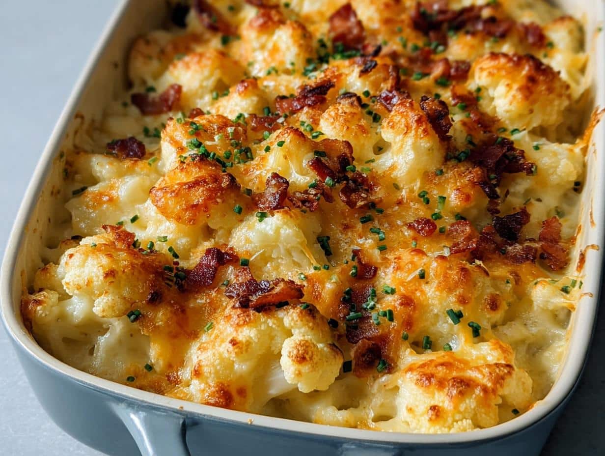 Cheesy Cauliflower Bake