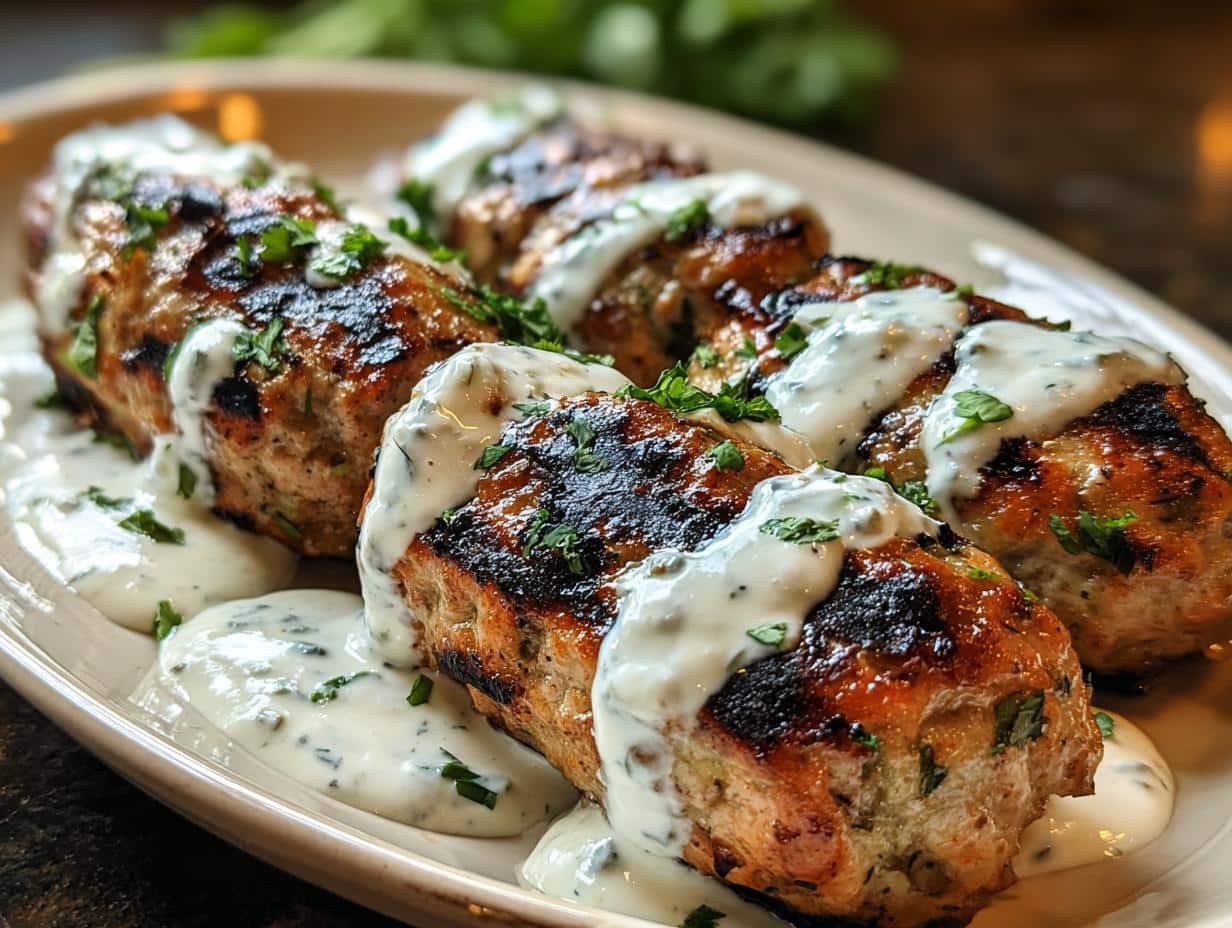 Chicken Kofta Garlic Yogurt