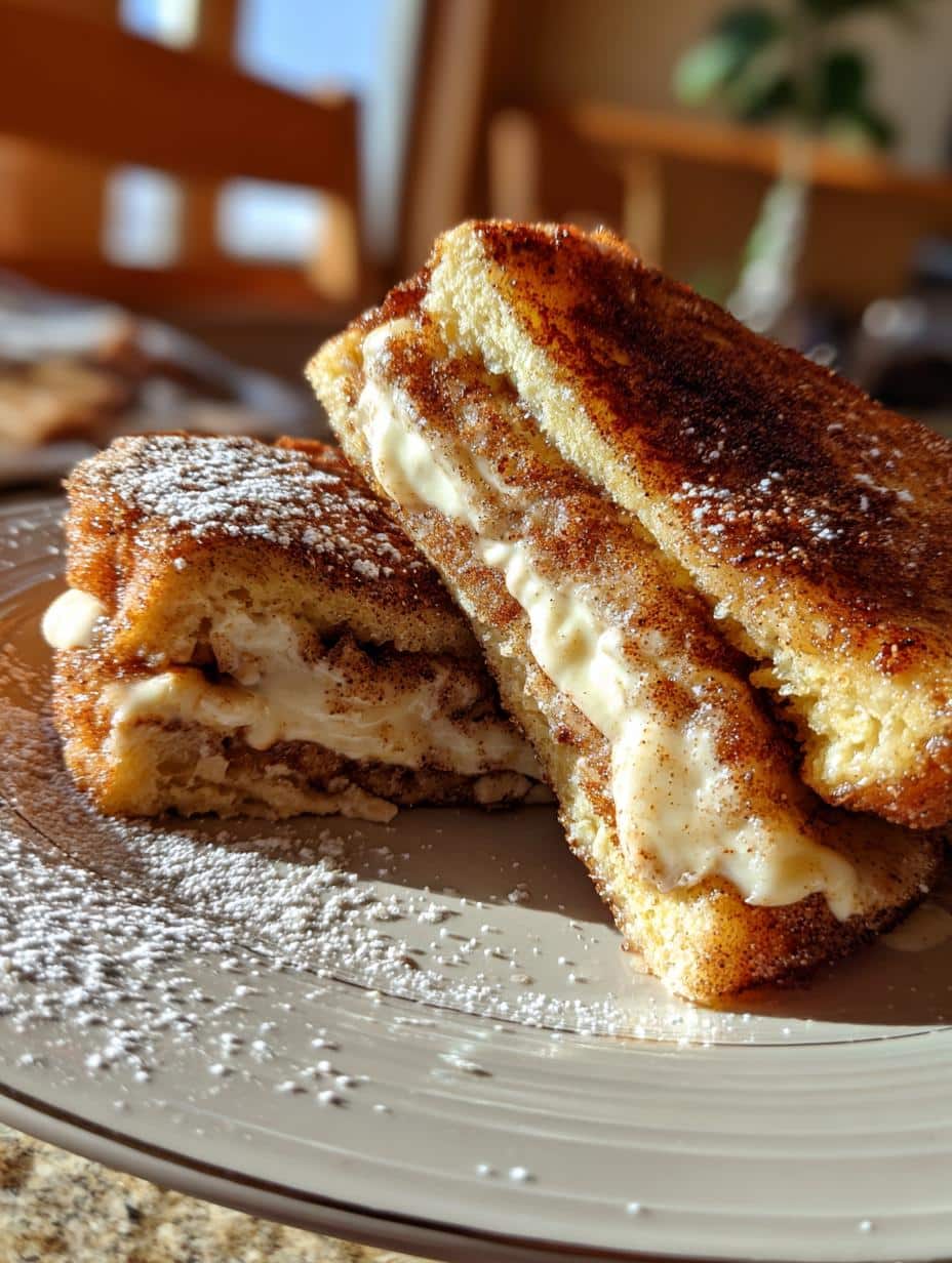 Churro Stuffed French Toast with Cinnamon Sugar - detail 2