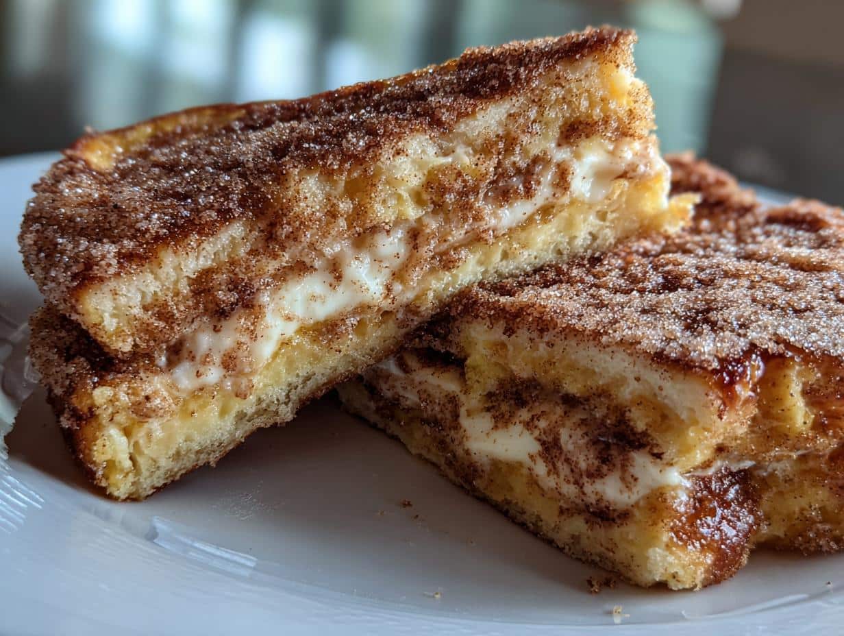 Churro Stuffed French Toast with Cinnamon Sugar