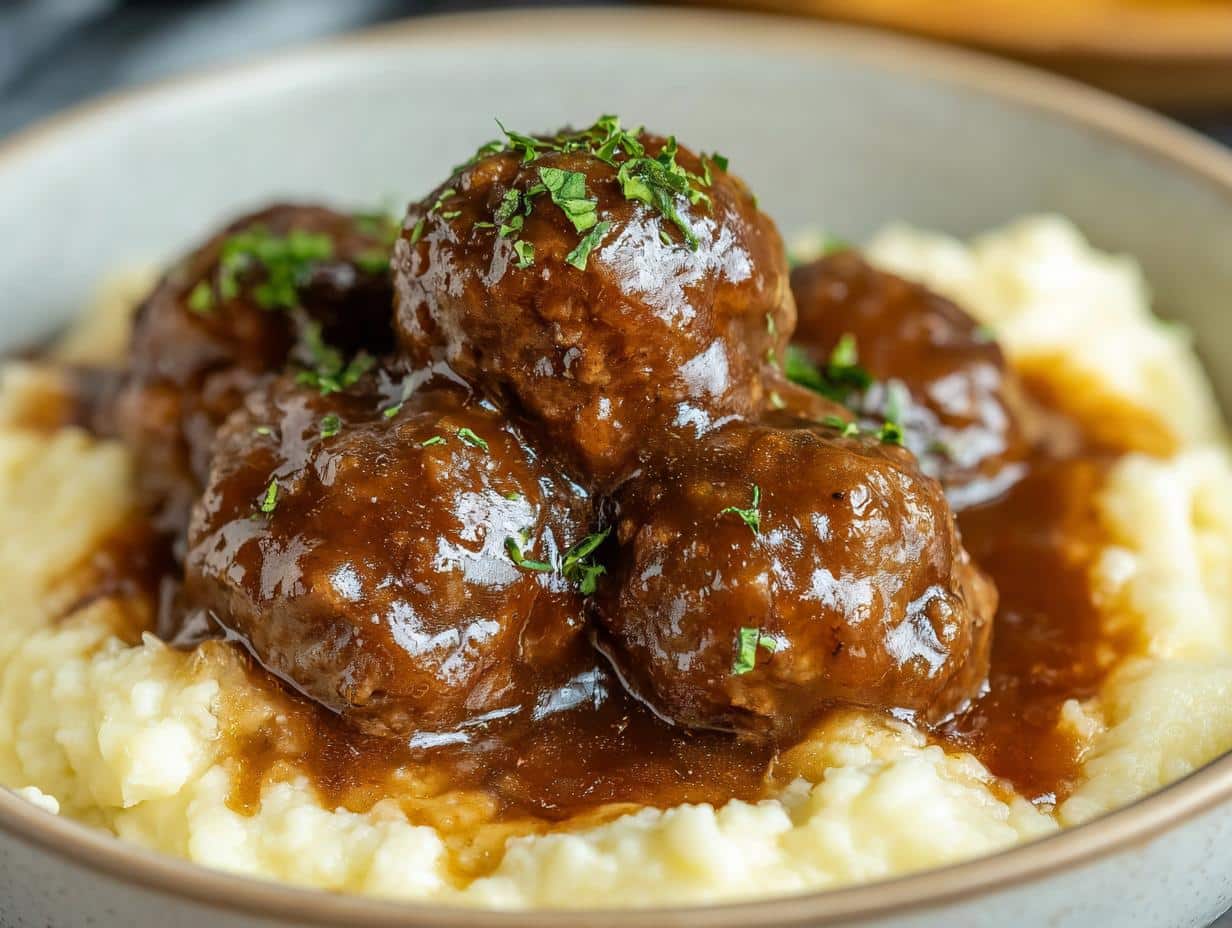 Cooker Salisbury Steak Meatballs - detail 2