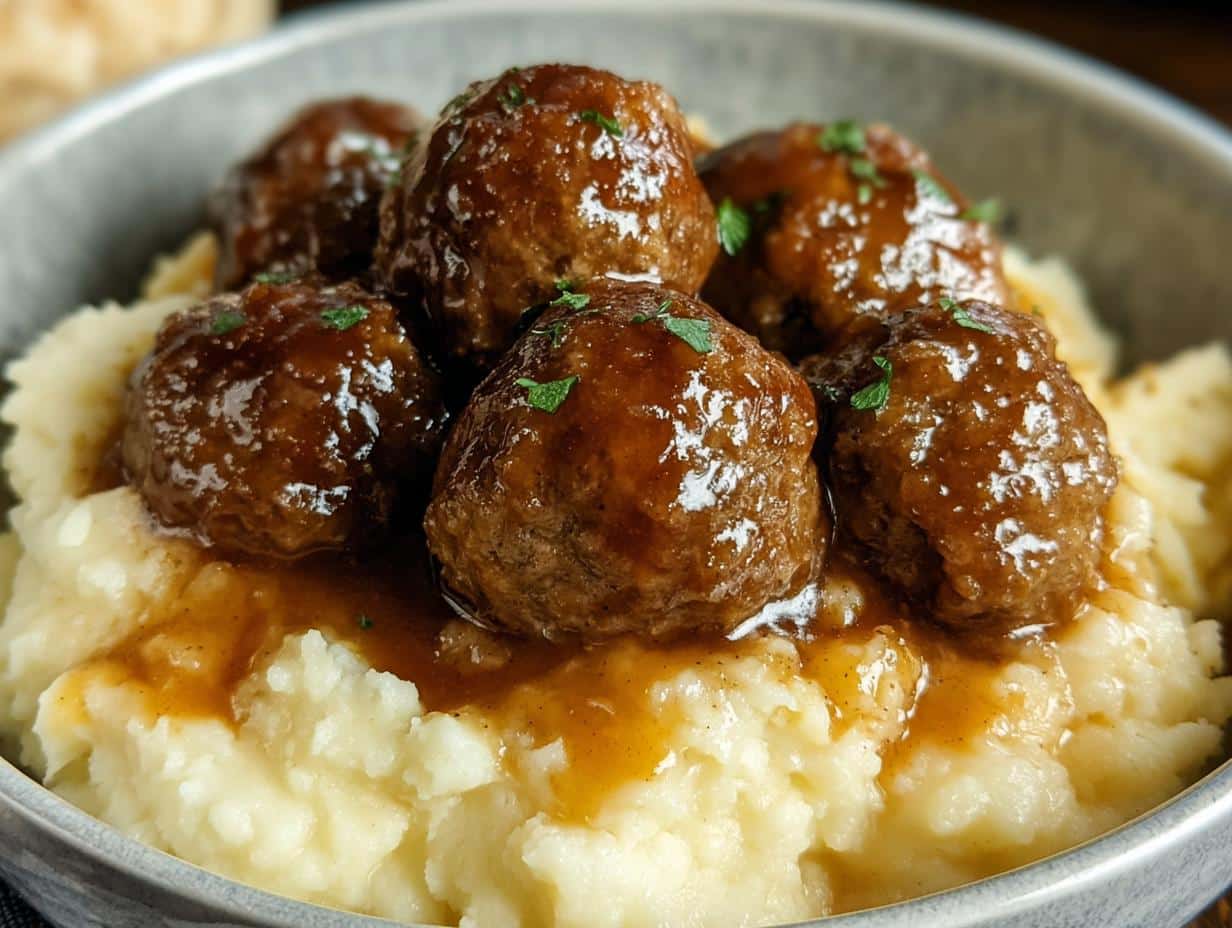 Cooker Salisbury Steak Meatballs