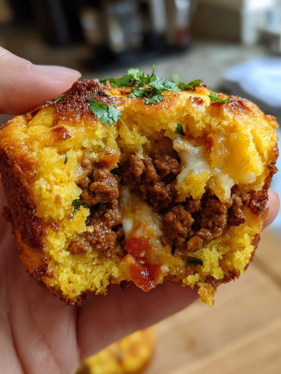 Cornbread Taco Muffins