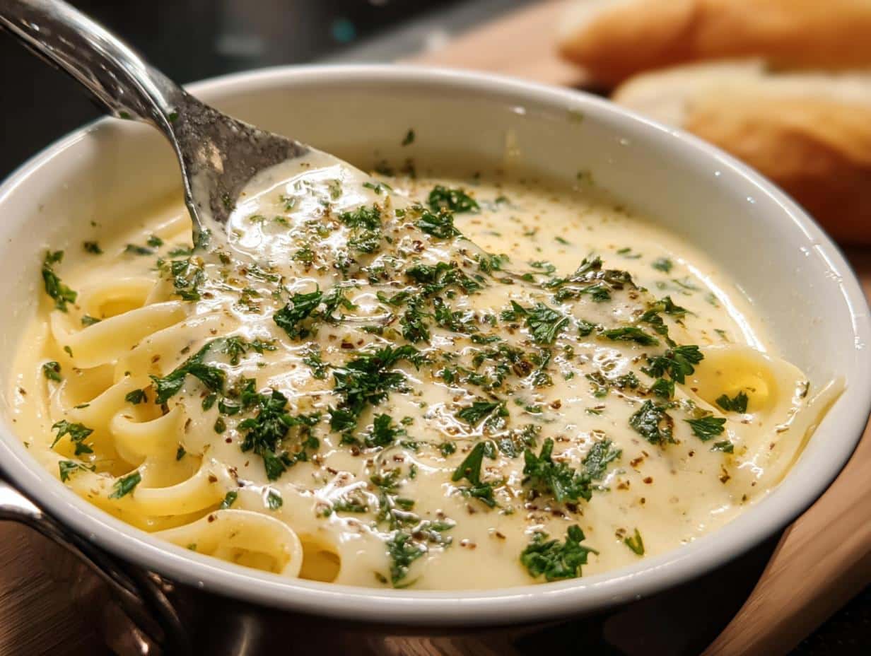 Creamy Garlic Parmesan Sauce: Taste 4-Star Bliss - Creamy Garlic Parmesan Sauce - additional detail
