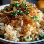 French Onion Buttered Rice: Cozy Comfort in 1 Bowl 2 French Onion Buttered Rice