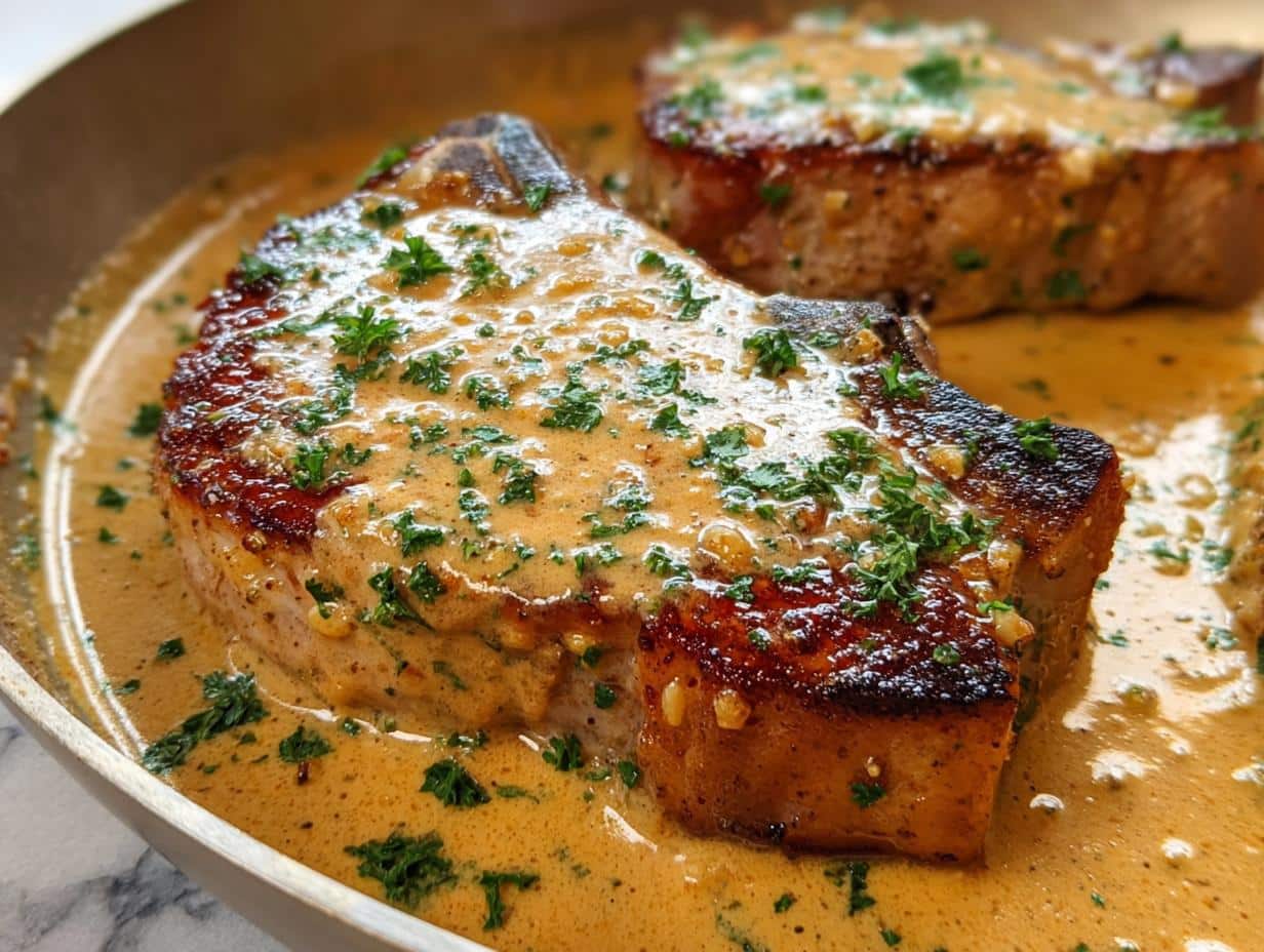 Garlic Parmesan Pork Chops