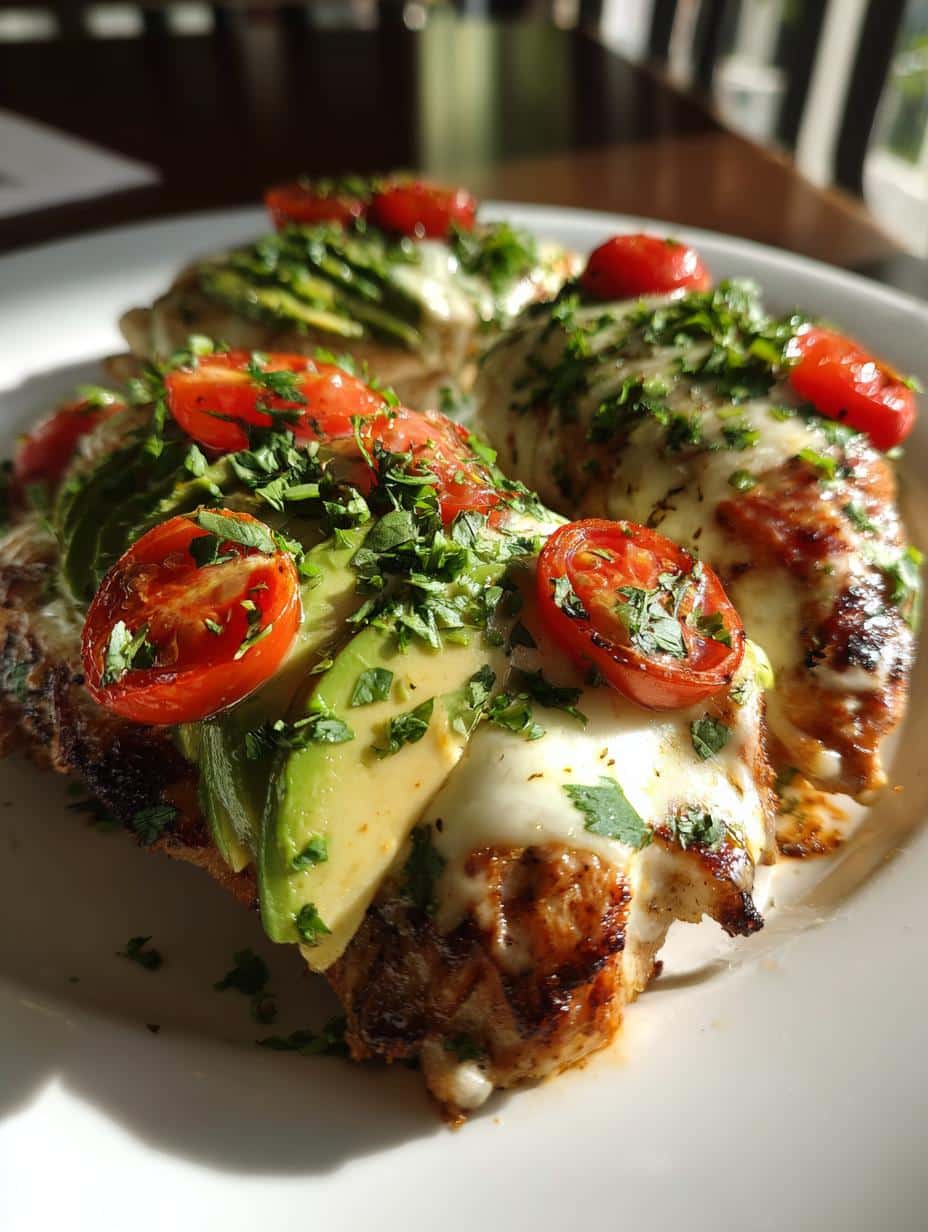 Grilled California Avocado Chicken - detail 1
