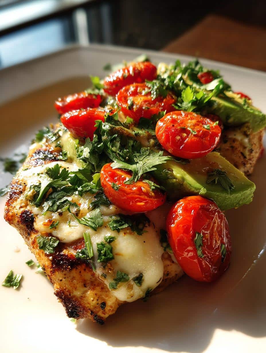 Grilled California Avocado Chicken - detail 2
