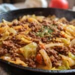 Ground Beef Cabbage Skillet