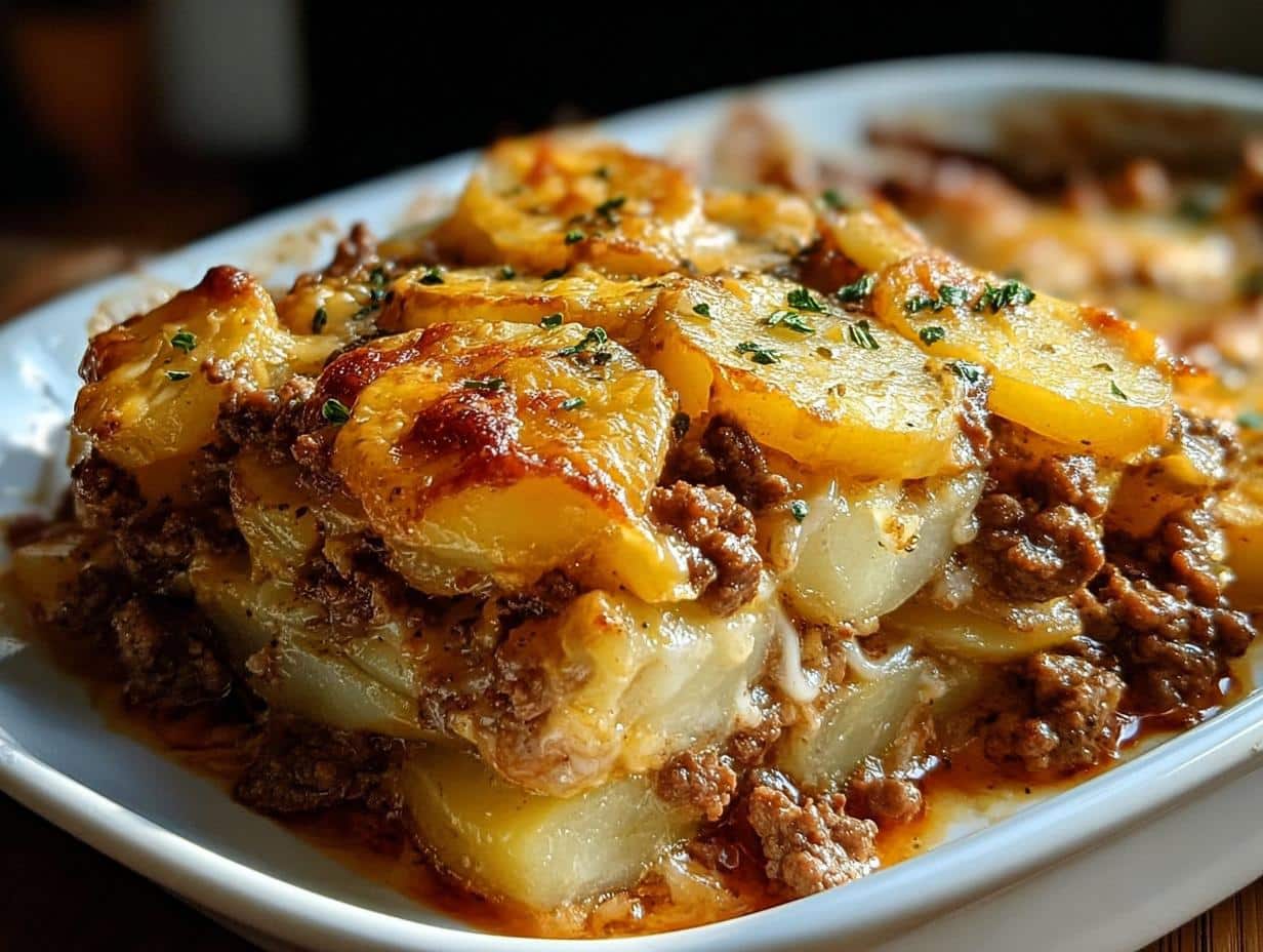 Guide Hamburger Potato Casserole: 1 Tasty Bake - Guide Hamburger Potato Casserole - additional detail