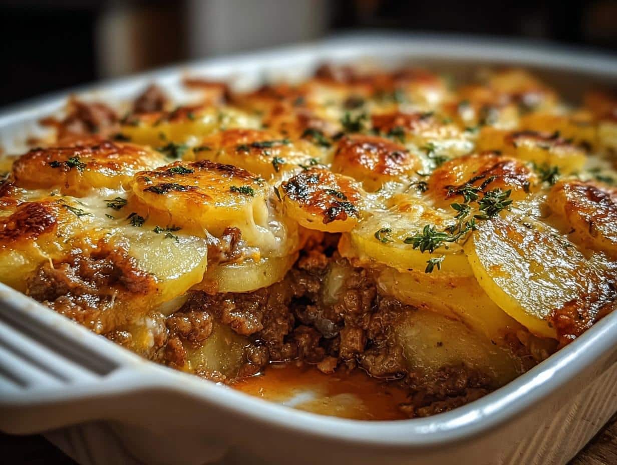 Guide Hamburger Potato Casserole: 1 Tasty Bake - Guide Hamburger Potato Casserole - additional detail
