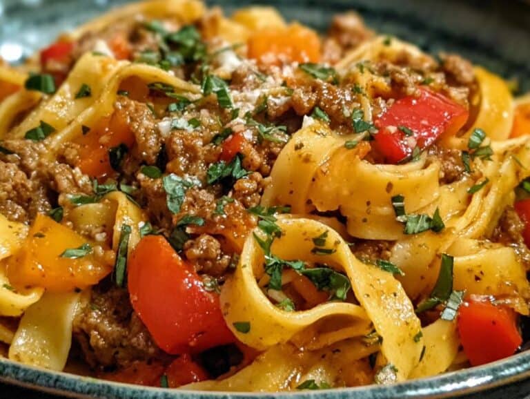 Italian Drunken Noodles For