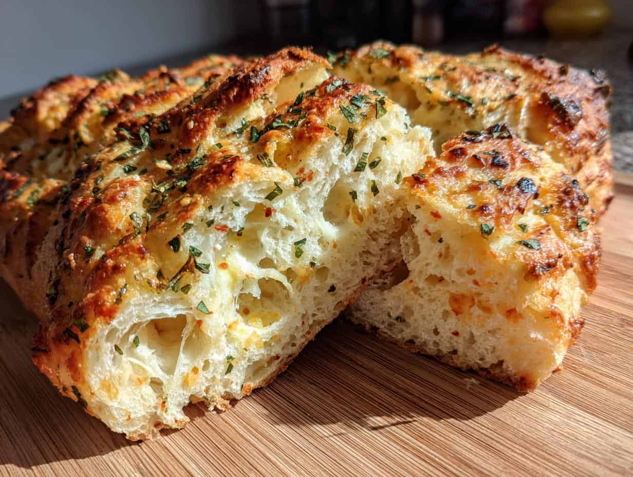 Italian Herbs and Cheese Bread
