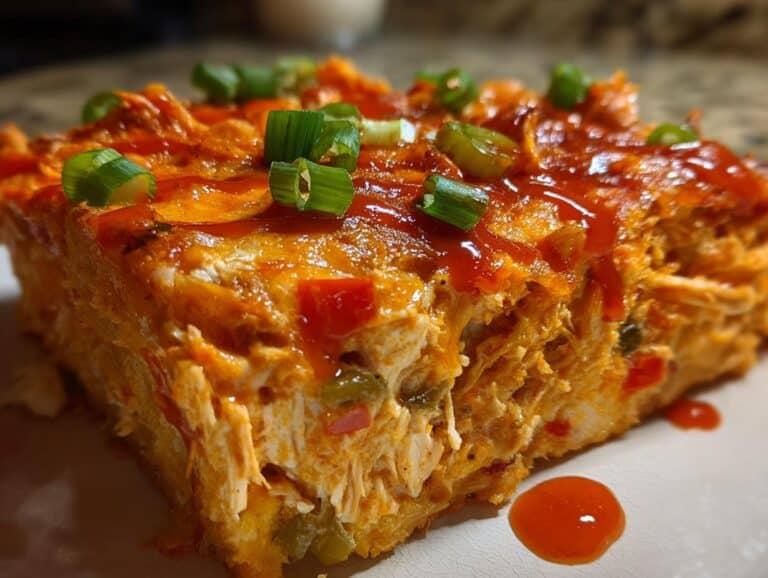 Jalapeño Buffalo Chicken Casserole