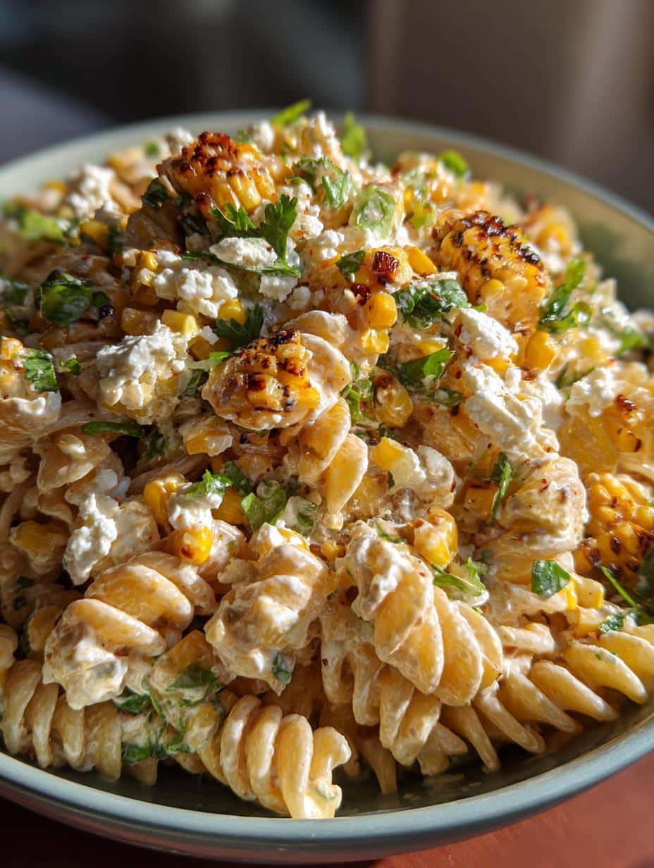Mexican Street Corn Pasta Salad - detail 1