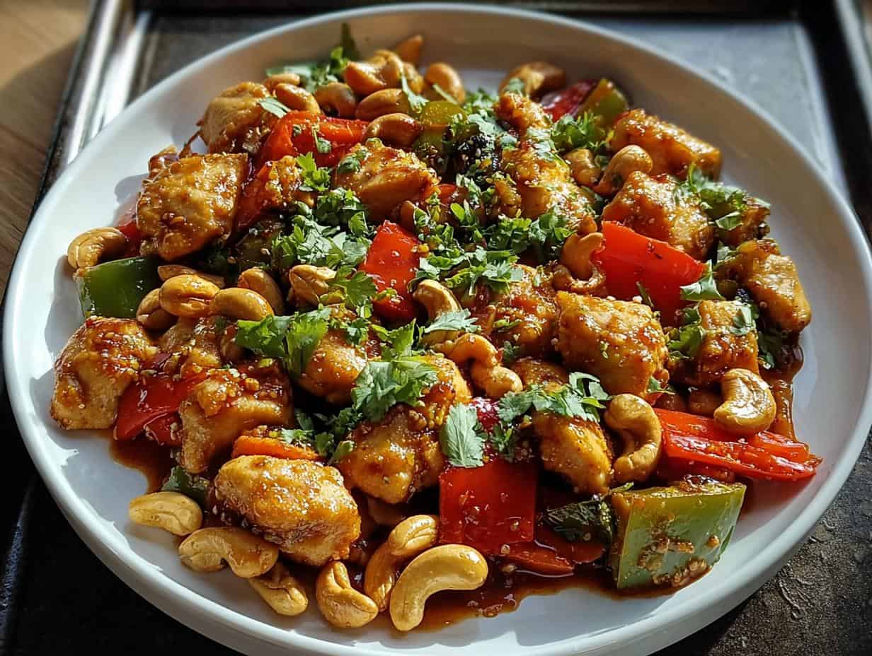 Pan Cashew Chicken