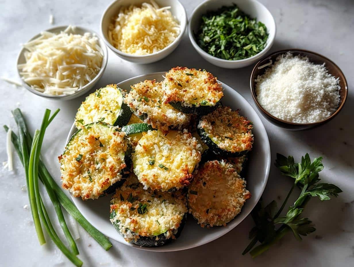 Parmesan Zucchini: Amazing 15-Minute Side - Parmesan Zucchini - additional detail