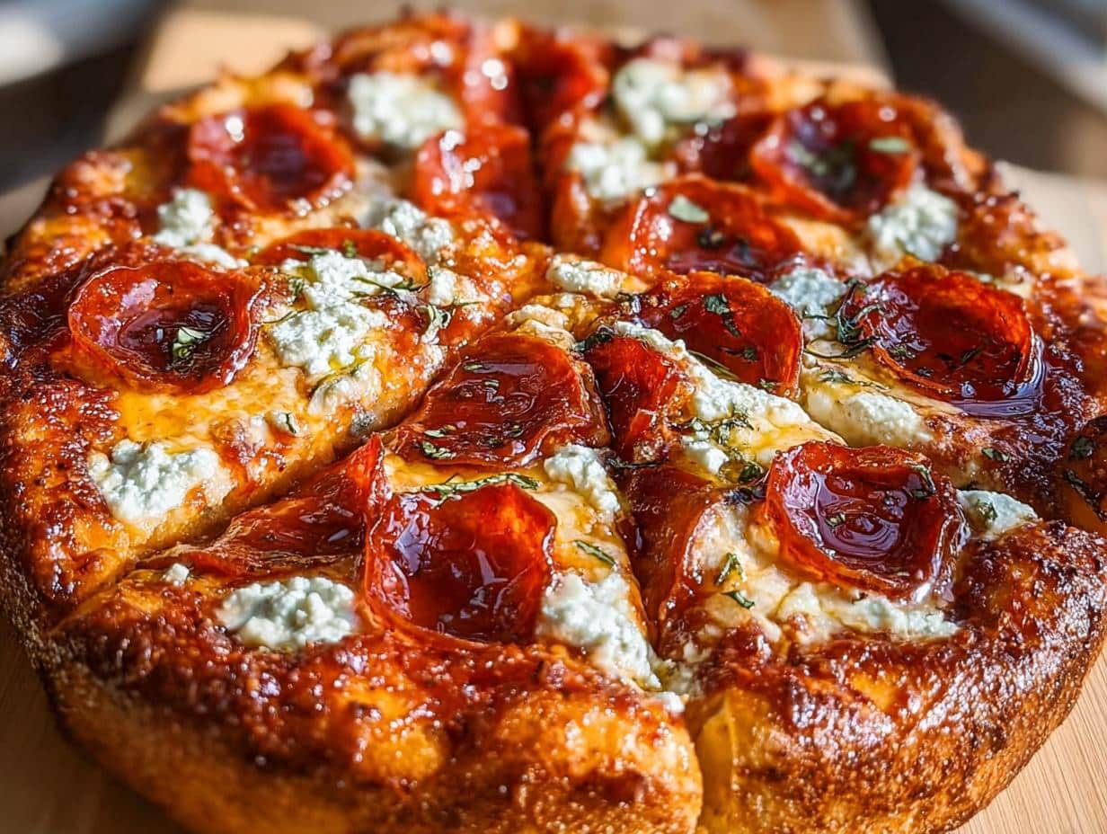 Pepperoni Ricotta Pizza