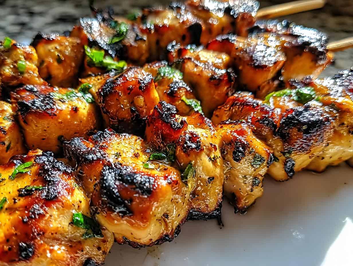 Peruvian Grilled Chicken Skewers: Taste 1 - Peruvian Grilled Chicken Skewers - additional detail