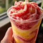 Astonishing Pineapple Strawberry Slushies in Only 5 Minutes 6 Pineapple Strawberry Swirled Slushies
